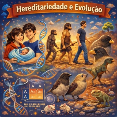 Hereditariedade e Evolução: Como as Características se Transmitem e a Vida se Transforma Anos Finais