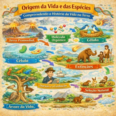 Origem da Vida e das Espécies: Compreendendo a História da Vida na Terra Anos Iniciais
